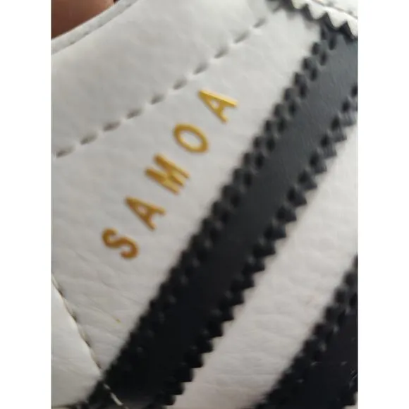 Kids Adidas White Samoa Sneakers 12k