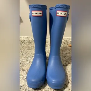 Kids Blue Hunter Boots