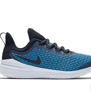 Kids Nike Renew Rival Boys lightweight Running Shoes youth 4 4Y blue sneakers