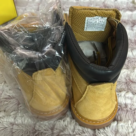 kingshow Men's Work Boots size 7.5