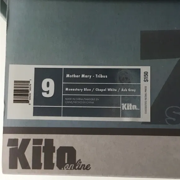 Kito Mother Mary - Tribus Sneakers -Size 9 - NIB