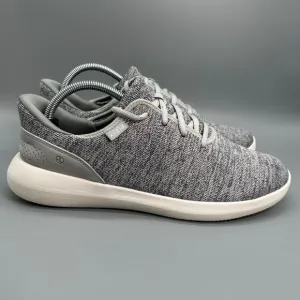 Kizik Madrid Eco-Knit Mens 9.5 Gray Shoe Hands Free Comfort Athletic Sneaker