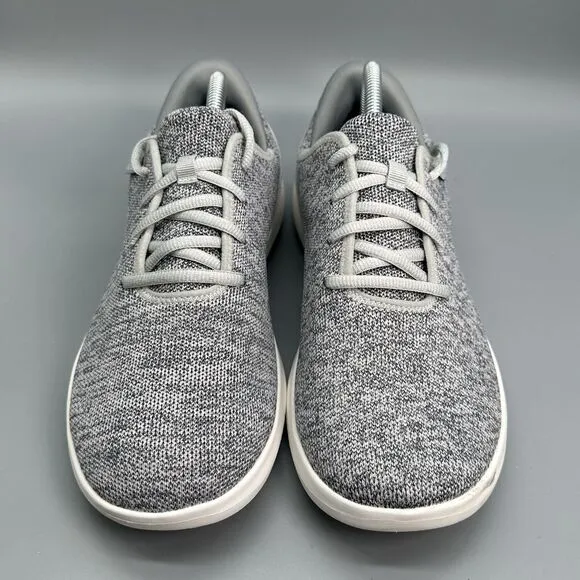 Kizik Madrid Eco-Knit Mens 9.5 Gray Shoe Hands Free Comfort Athletic Sneaker