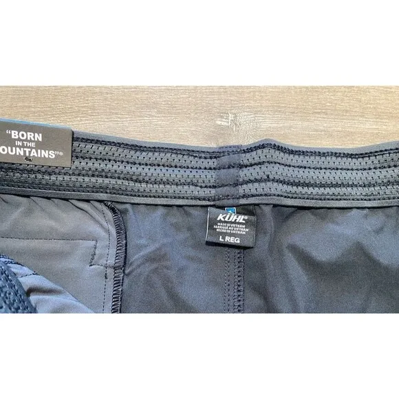 Kuhl FreeFlex Jogger Mens L REG Dark Gray Ankle Cuffed Lightweight Active Pants