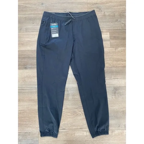 Kuhl FreeFlex Jogger Mens L REG Dark Gray Ankle Cuffed Lightweight Active Pants