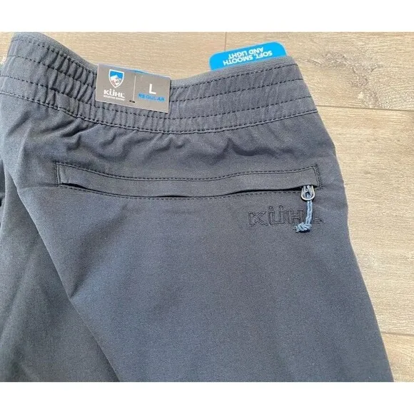 Kuhl FreeFlex Jogger Mens L REG Dark Gray Ankle Cuffed Lightweight Active Pants
