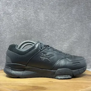 Kuru Women's Sz 11 WIDE Kinetic Black Anti-Slip Grip Lace-Up Work Shoes Sneaker