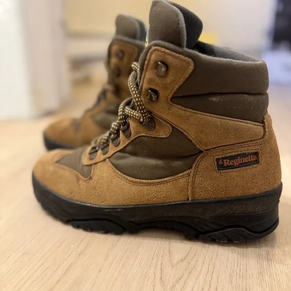 La Reginetta Italian Vintage Brown Hiking Boots. US women’s size 8.5 (EUR 39)