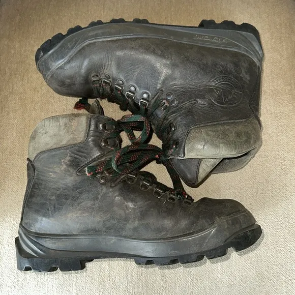 LA SPORTIVA Vintage Walking on the Moon Men’s Hiking Boots Made in Italy Sz 10.5