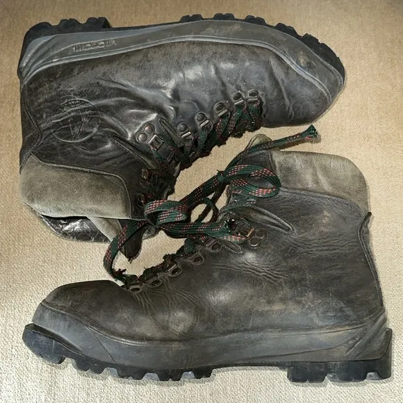 LA SPORTIVA Vintage Walking on the Moon Men’s Hiking Boots Made in Italy Sz 10.5