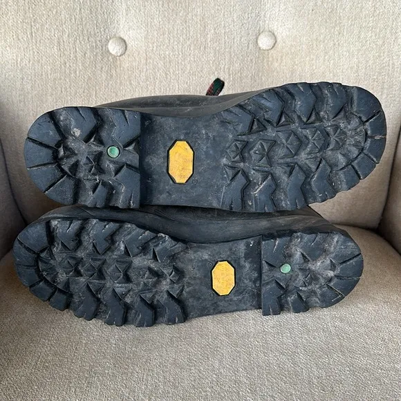 LA SPORTIVA Vintage Walking on the Moon Men’s Hiking Boots Made in Italy Sz 10.5