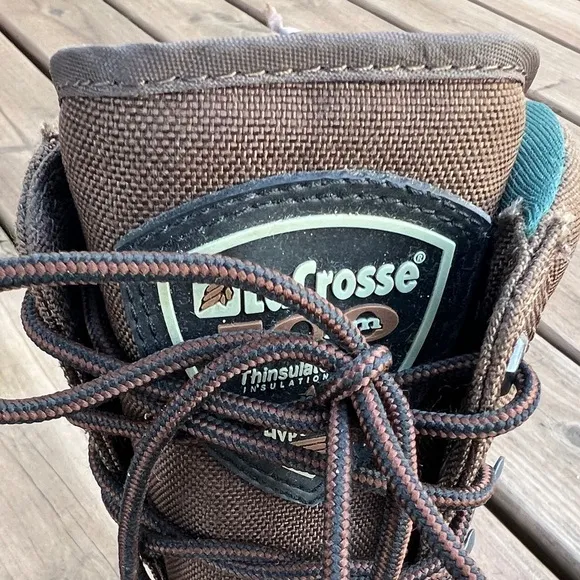 LaCrosse 500 gm Thinsulate Ultra Insulated Hyper-Dri Canvas Hunting Boots 12 Men