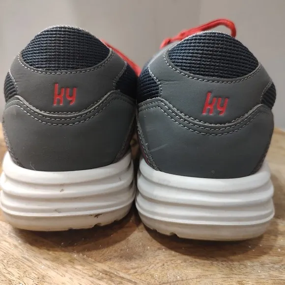 Ladies Kybun Tenero 20 Athletic Shoes Sz 41 2/3 US 10.5 Gray Made in Italy Pink