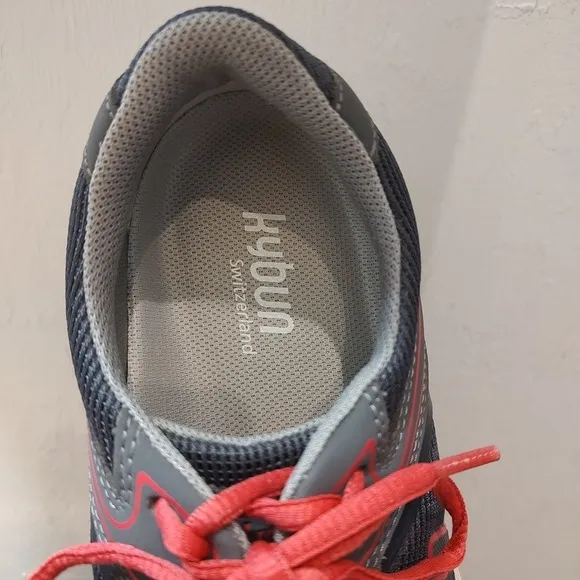 Ladies Kybun Tenero 20 Athletic Shoes Sz 41 2/3 US 10.5 Gray Made in Italy Pink