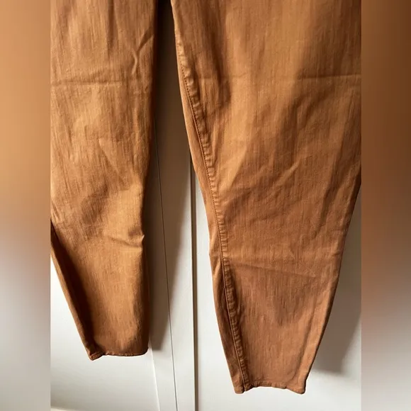 L’AGENCE‎ Women’s NWT Margot High Rise Skinny Brown Denim Pants Size 33