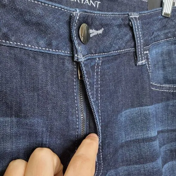 Lane Bryant Signature Fit Straight Mid Rise Dark Wash Jean Size 16R