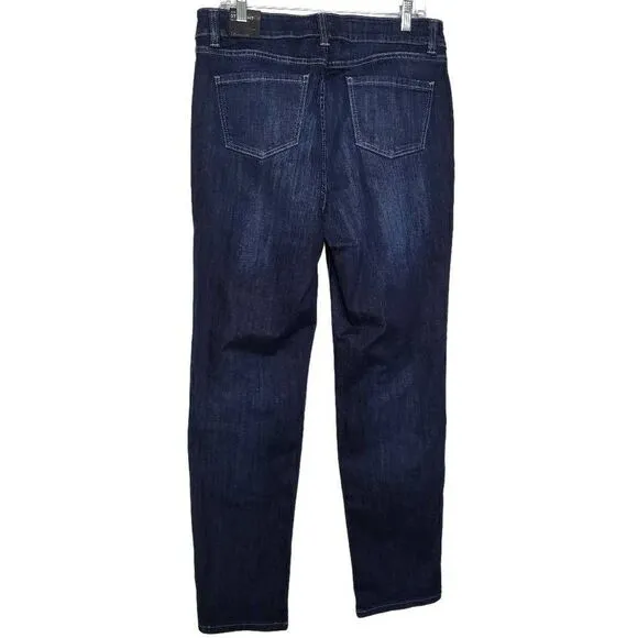 Lane Bryant Signature Fit Straight Mid Rise Dark Wash Jean Size 16R