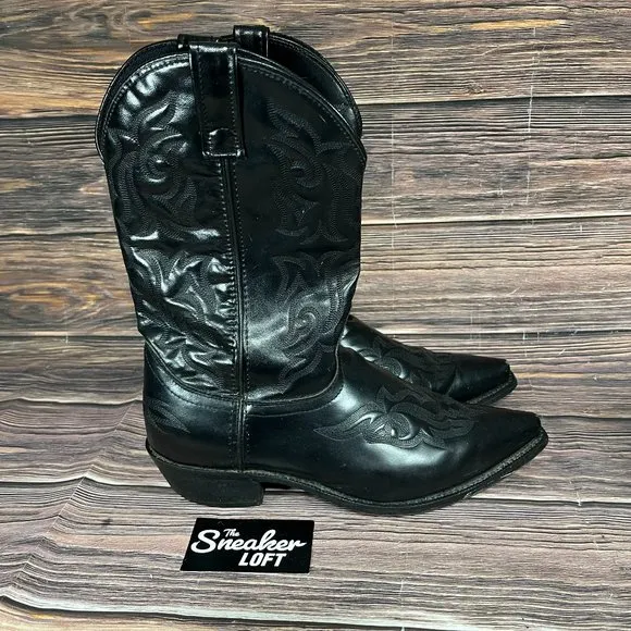 Laredo Men's Hawk Embroidered Snip Toe Casual Western‎ Cowboy Boots