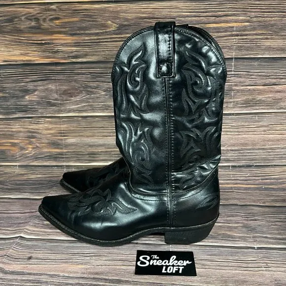 Laredo Men's Hawk Embroidered Snip Toe Casual Western‎ Cowboy Boots