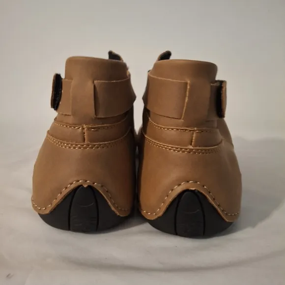 LDECK Men's Tan And Black Slip On Ankle Athletic Shoes