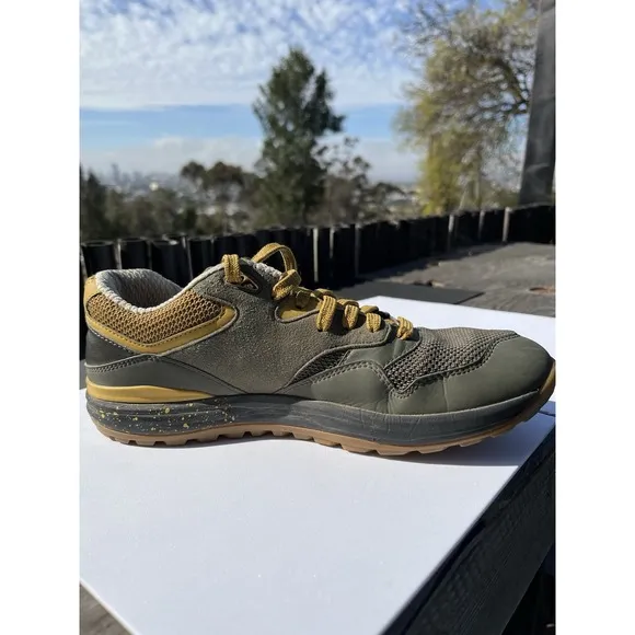 Lems Shoes Women's 9.5 D Trailhead Minimalist Hiking Lace Up Low Sage Outdoor