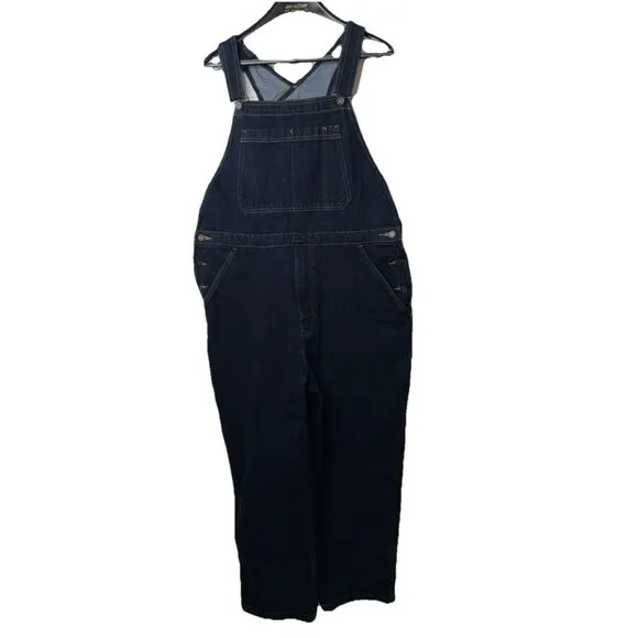 Levi's New Workwear Cordura Dark Navy Denim Overalls XL-2XL 42” Jean Bibs B1