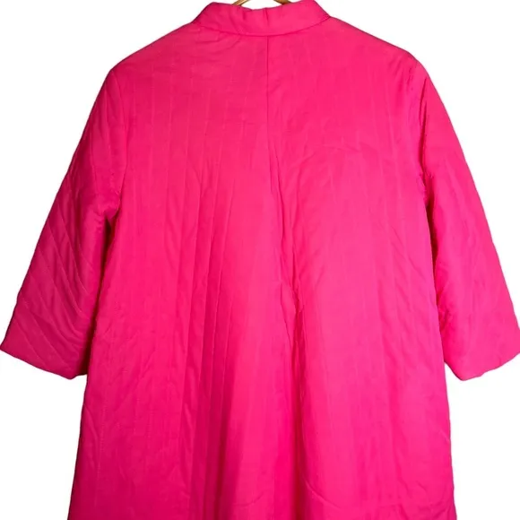 Lisanne Distinctive Loungewear Barbie Pink Housecoat Dress Bubblegum Vintage