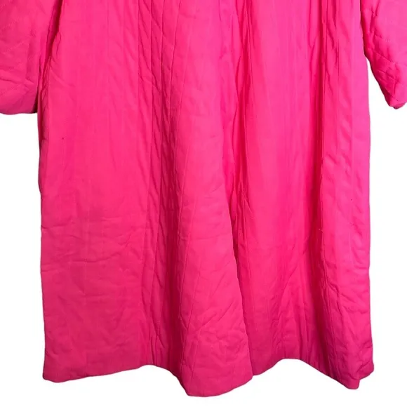 Lisanne Distinctive Loungewear Barbie Pink Housecoat Dress Bubblegum Vintage