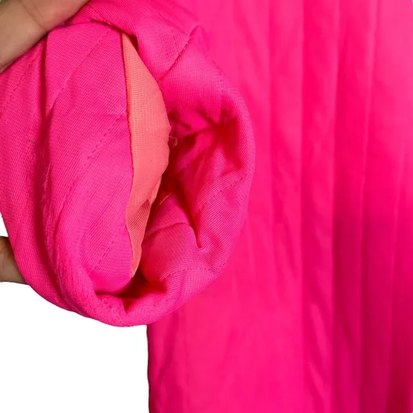 Lisanne Distinctive Loungewear Barbie Pink Housecoat Dress Bubblegum Vintage