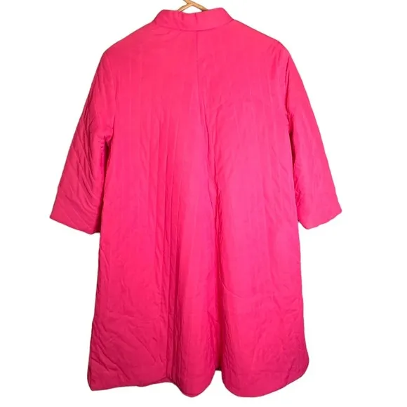 Lisanne Distinctive Loungewear Barbie Pink Housecoat Dress Bubblegum Vintage