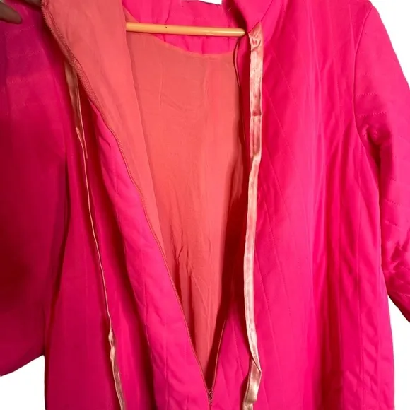 Lisanne Distinctive Loungewear Barbie Pink Housecoat Dress Bubblegum Vintage