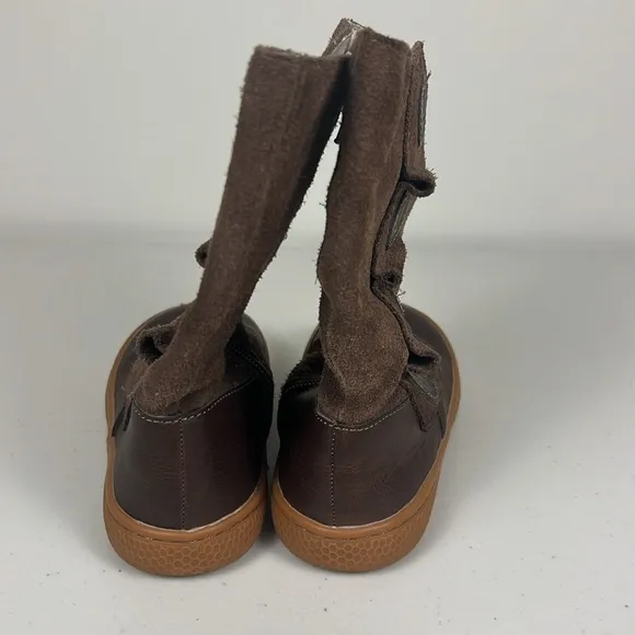 Livie &amp; Luca Factory Tiempo Genuine Leather High Boots for Children Girls EUC