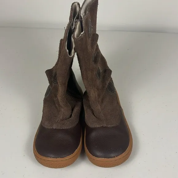 Livie &amp; Luca Factory Tiempo Genuine Leather High Boots for Children Girls EUC