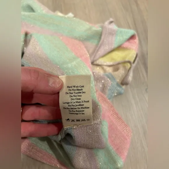 LOVESHACKFANCY Lessie Pastel Sunrise Mini  Dress / Size Medium /
