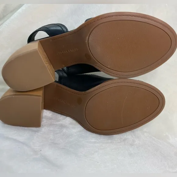 Lucky Brand Women's Xilna High‎ HeelD'Orsay Sandal Heeled 9.5 M Black, (G 763)