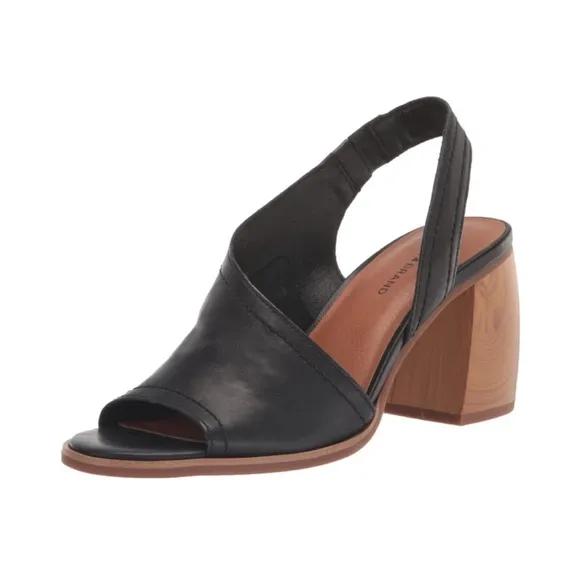 Lucky Brand Women's Xilna High‎ HeelD'Orsay Sandal Heeled 9.5 M Black, (G 763)