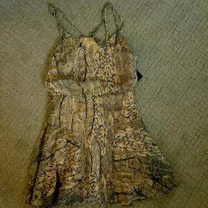 Lulus Animal Print Chiffon Dress