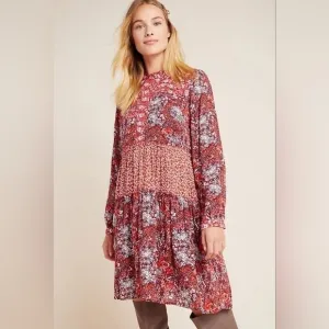 Maeve Anthropologie Esther Tiered Tunic size Medium