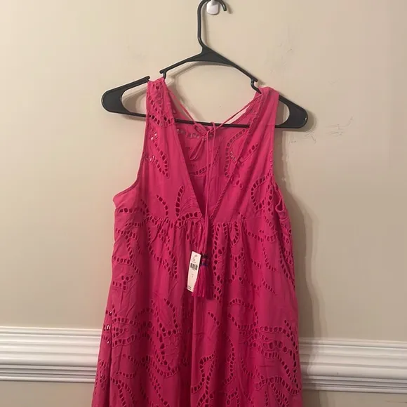 Maeve Belrose Eyelet Maxi Dress NEW WITH TAGS