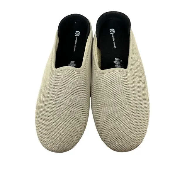 MAHABIS SUMMER ILEN IVORY SLIPPERS SHOES SIZE EU 46 NO OUTDOOR SOLE