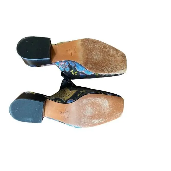 𝅺MARC Fisher Ltd Lailey floral slip on mule shoes size 7