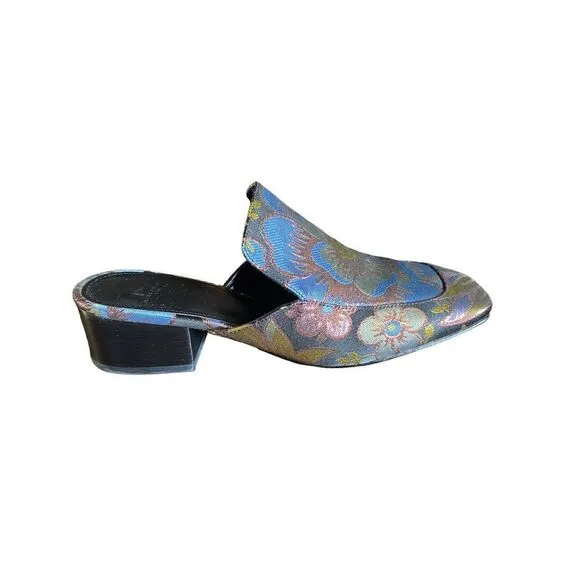 𝅺MARC Fisher Ltd Lailey floral slip on mule shoes size 7