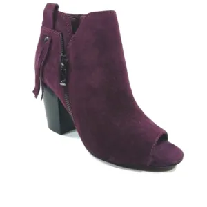 Marc Fisher Open Toe Suede Ankle Booties EUC Size 7M     FS1816