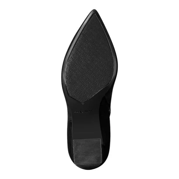 Marc Fisher Women's Garwin Pointy Toe Wide Calf Dress Boots Black Size 9 1/2