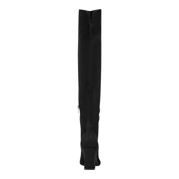 Marc Fisher Women's Garwin Pointy Toe Wide Calf Dress Boots Black Size 9 1/2