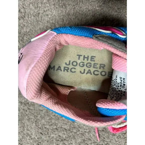 Marc Jacobs The Jogger Sneakers US 4.5 EURO 35 M900224- Teal Pink