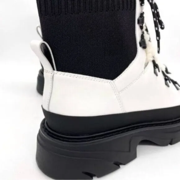 Marc Fisher Izuma Lugsole Leather Boots Size 9.5. New