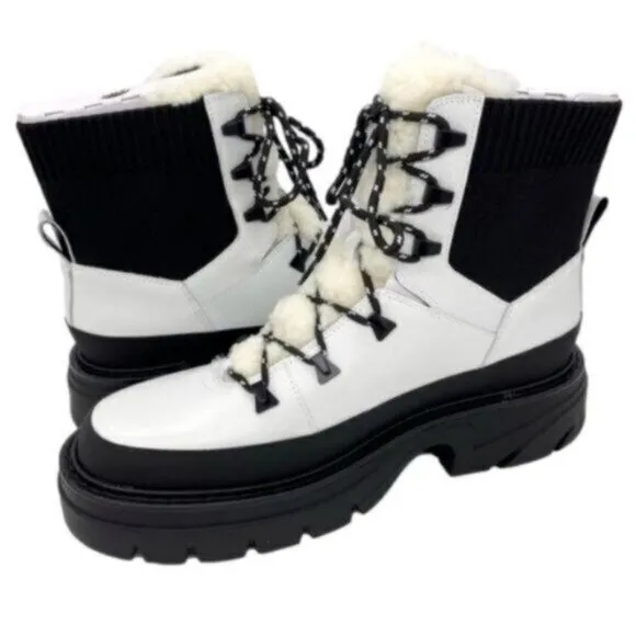 Marc Fisher Izuma Lugsole Leather Boots Size 9.5. New