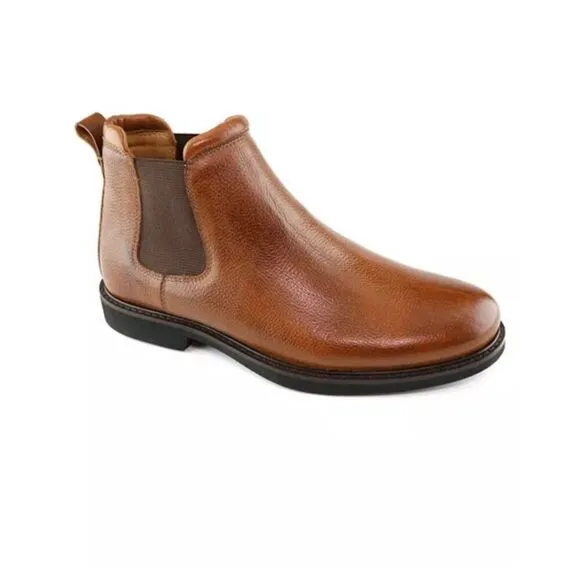 Marc Joseph New York MJNY Austin Leather Ankle Boots 11.5 M Cognac men’s shoes