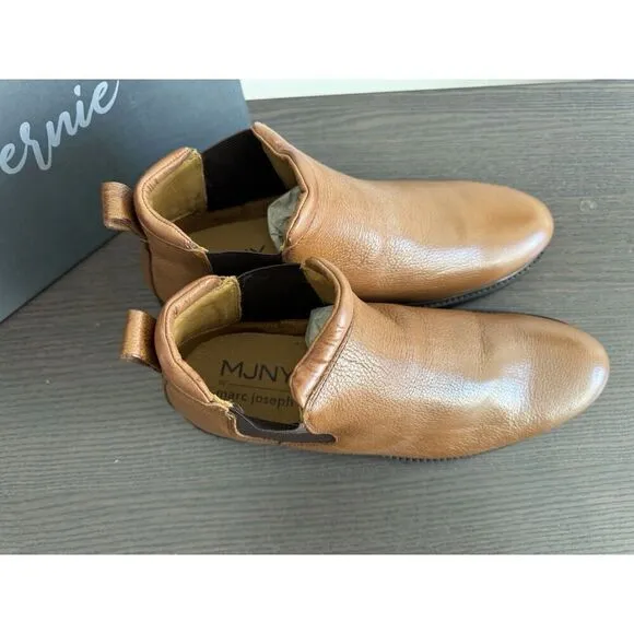 Marc Joseph New York MJNY Austin Leather Ankle Boots 11.5 M Cognac men’s shoes